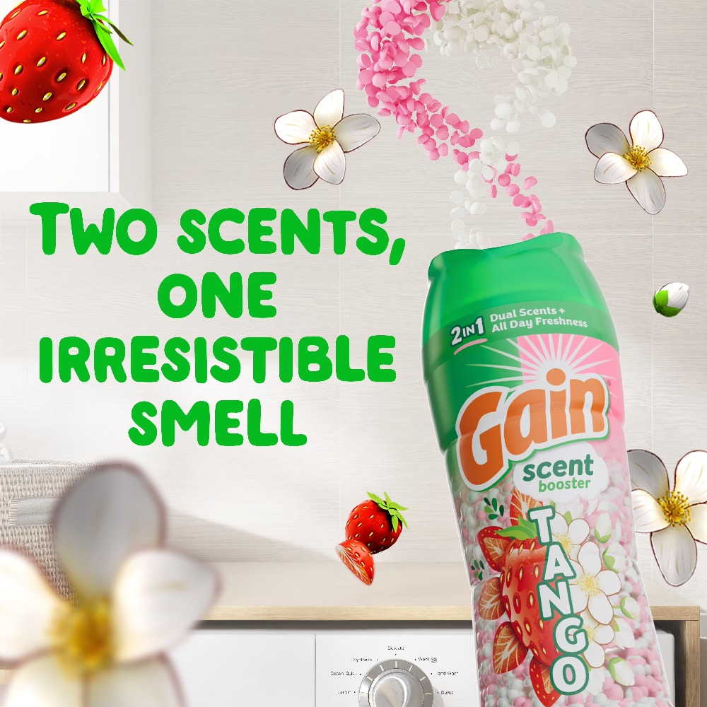 Perfume Fragrance Laundry Detergent - Pengharum Pakaian Dual Scent In Wash,
