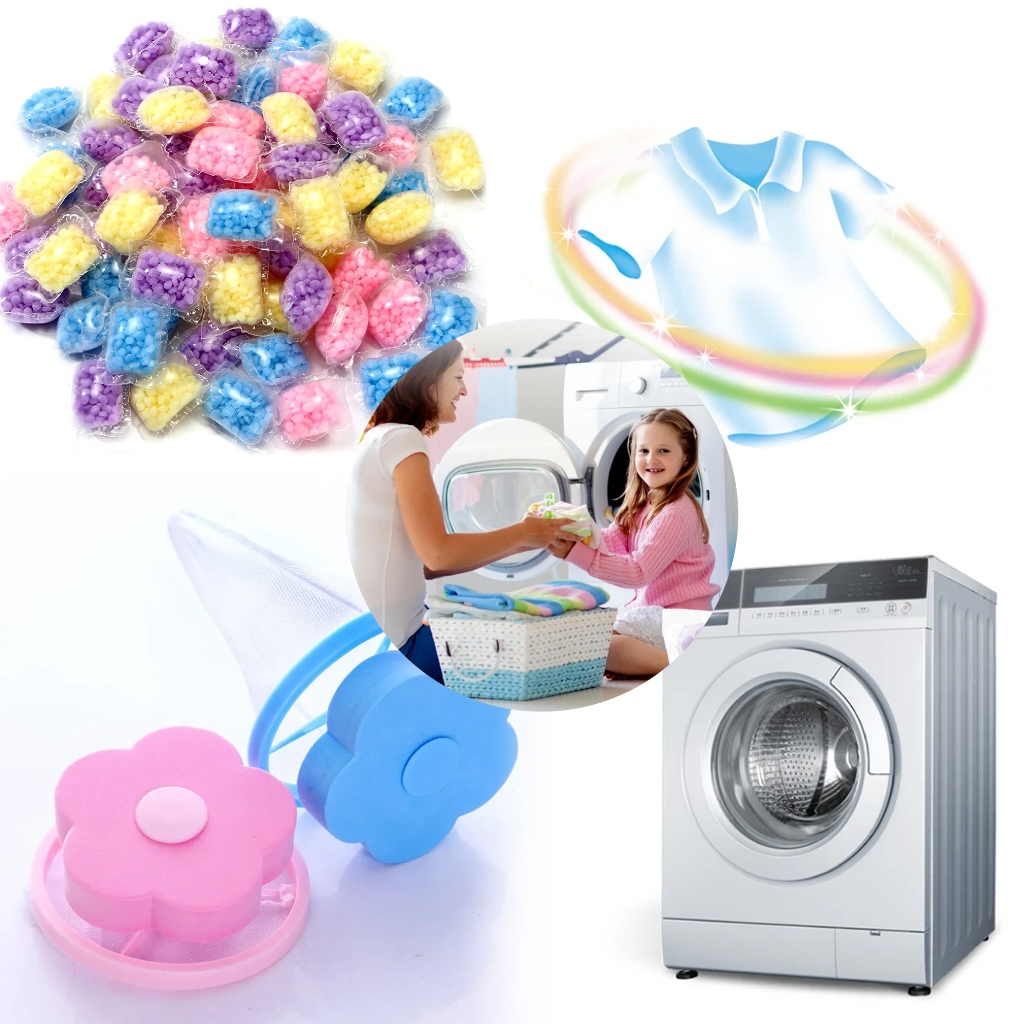 100 buah deterjen cucian bola  - Perfume Fragrance Laundry Detergent ulasan dan harga