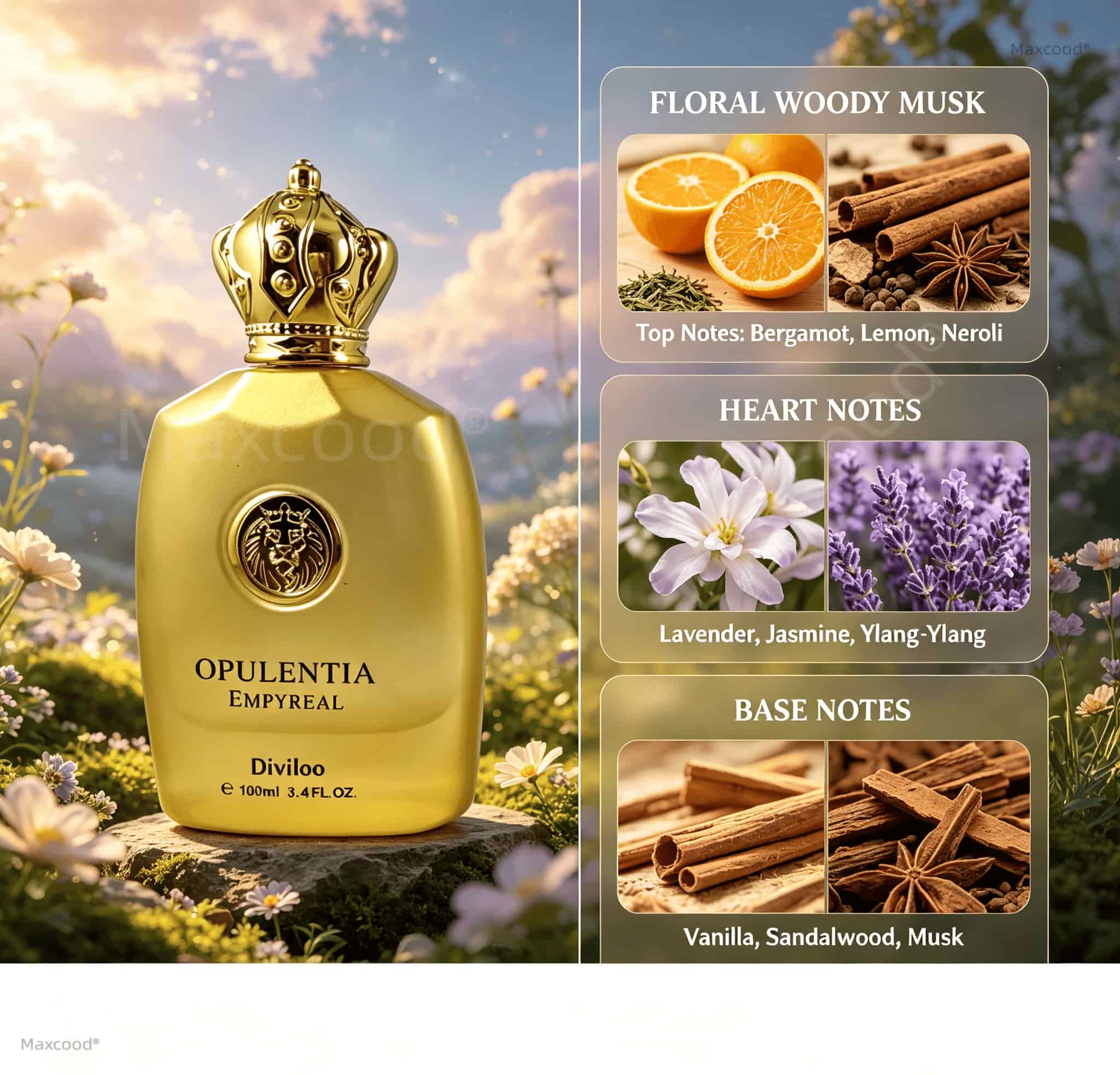 Aroma Bunga, Kayu, dan Musk Pa - Fragrance Long Lasting Perfume ulasan dan harga