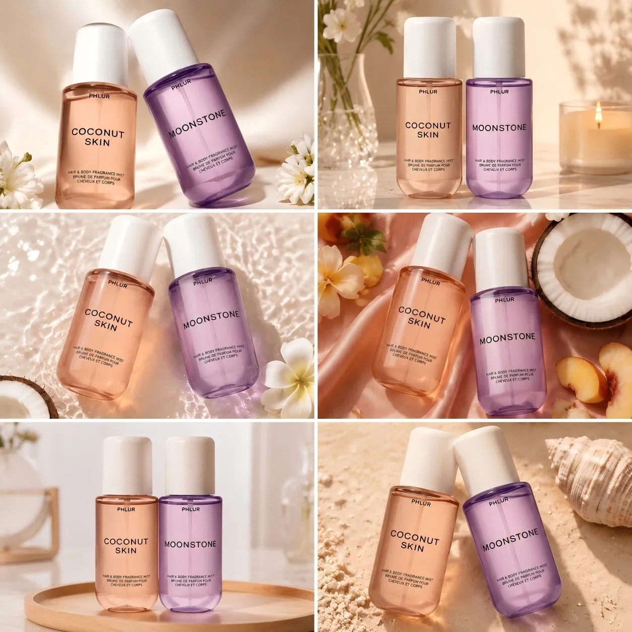 PHLUR Coconut Skin & Moonstone - Fragrance Long Lasting Perfume ulasan dan harga
